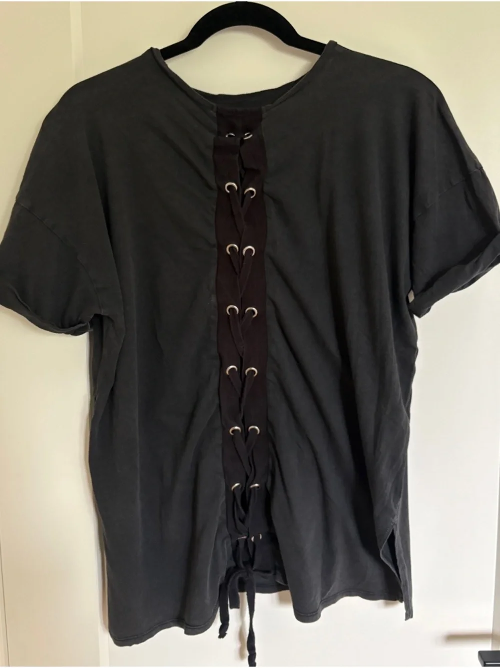 Zara Dark Grey Short Sleeve Tee - Picture 2 of 6